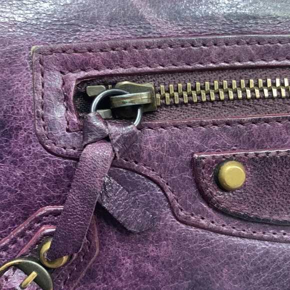 Balenciaga purple city wallet - Picture 13 of 15
